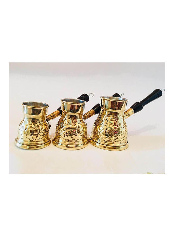 Generic - Set Of Coffe Kunkah Gold Copper 3Pieces Gold - Image 1