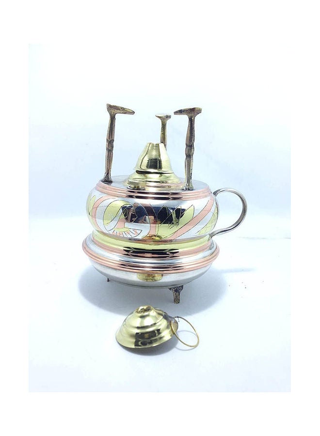Generic Pharaonic Alcohol Burner Handmade Coffee Maker Gold  - Image 2