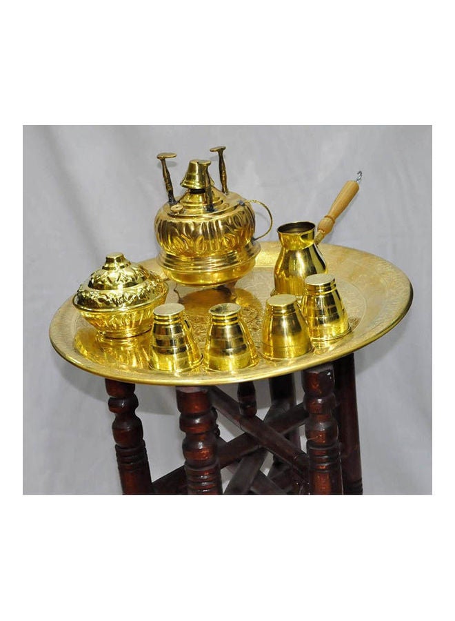 Generic Pure Copper Brass Set Gold 