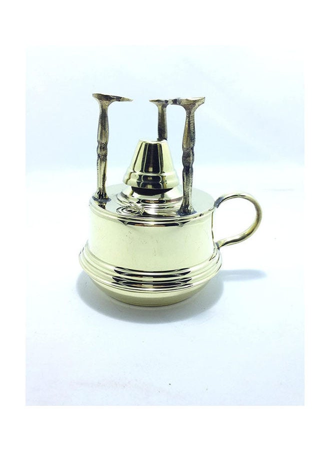 Alcohol Burner Model Fatota Turkish Coffee Maker Hand Made Gold