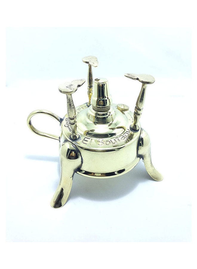 Generic Antique Alcohol Burner Turkish Coffee Maker Handmade Gold  - Image 1