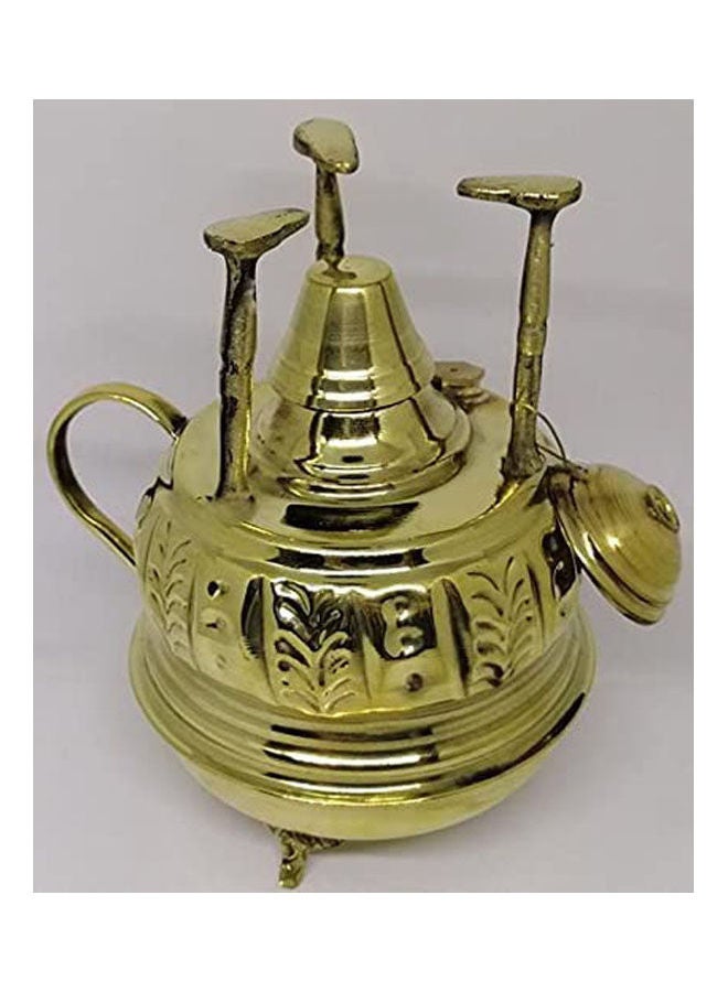 Brass Alcohol Burner - Copper Alcohol Stove For Making Coffee Gold - Image 1