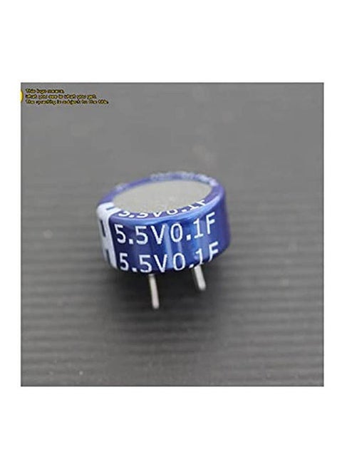 10Pcs 0.1F 5.5V Memory Backup Capacitor Super Capacitor Multicolour