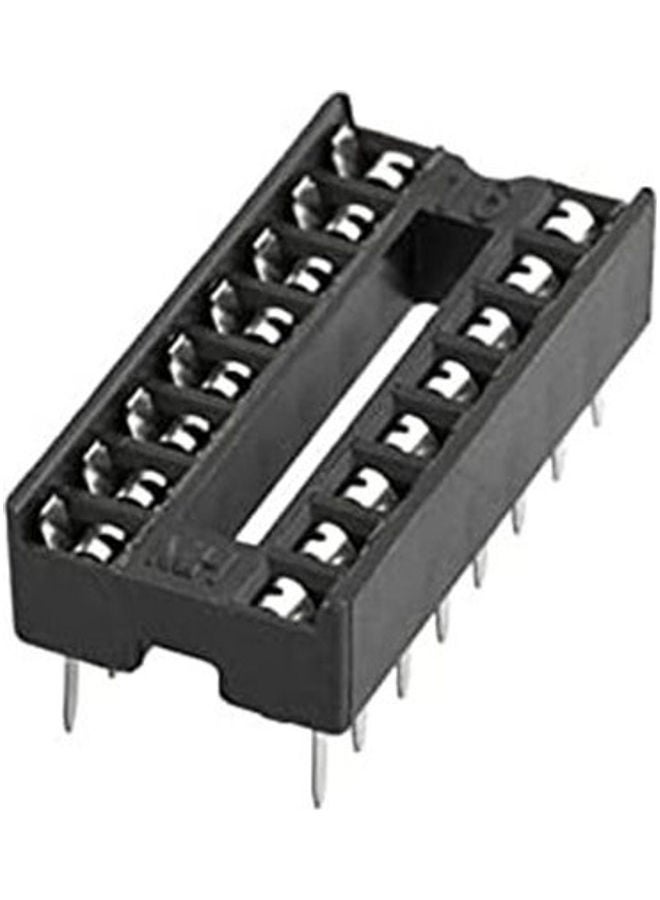 Ic Socket 16 Pin – N.8+8 Black