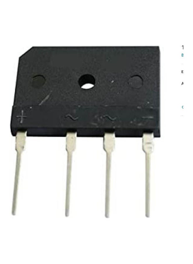 Bridge Rectifier 10 Ampere (Comb Shape) Black