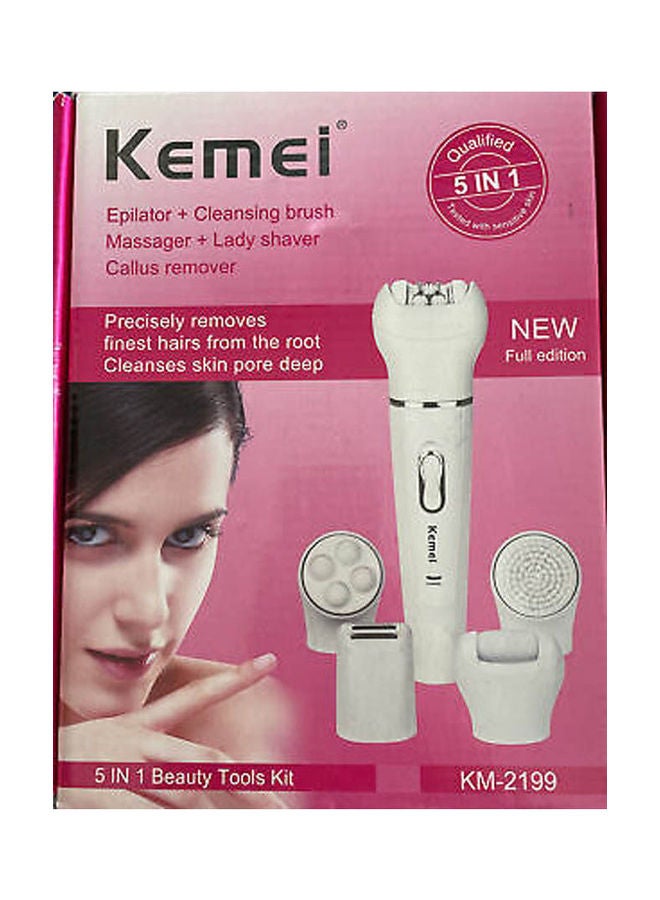 Kemei Wet And Dry Epilators White - Image 1