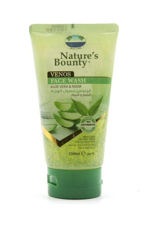NATURE'S BOUNTY Venos Face Wash With Aloe Vera And Neem Clear 150ml - Image 1