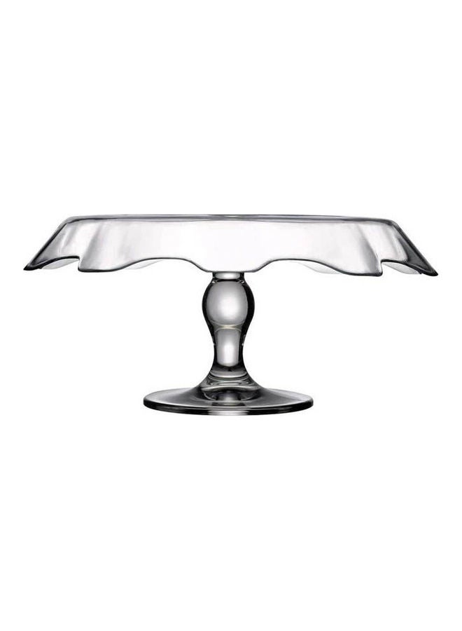 Pasabahce - Cake Stand Footed Serving Plate Clear 32cm - Image 1