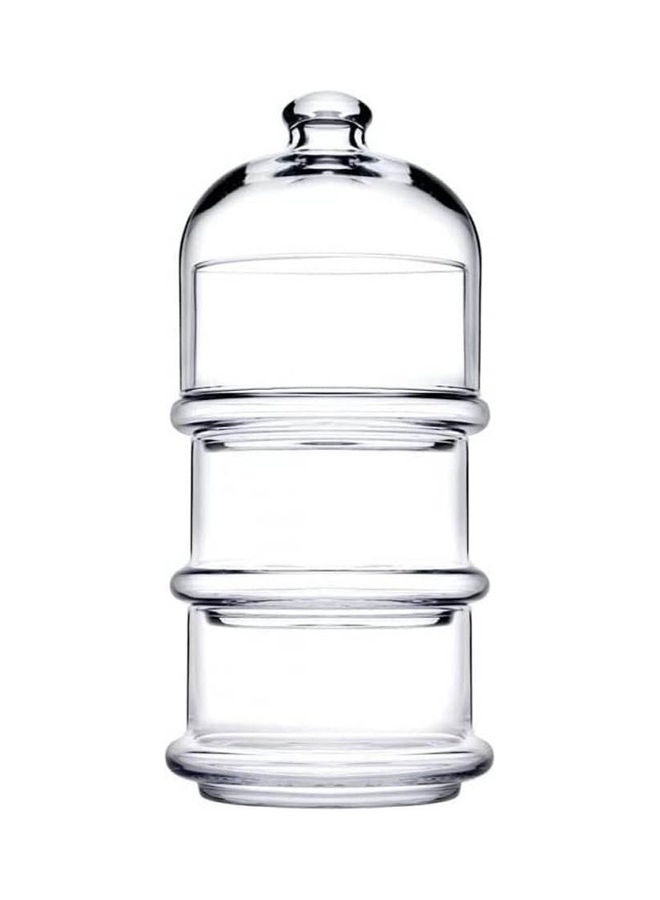 Pasabahce Ply Candy And Cupcake Serving Bar With Lid Clear 505ml - Image 1