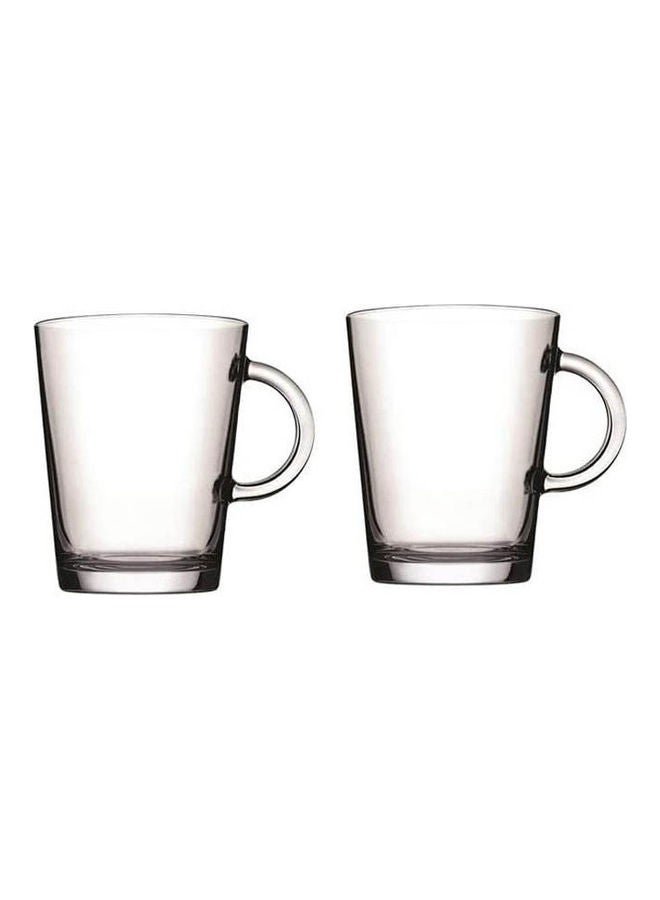 Pasabahce Tribeca Tea Mugs Set Clear 400ml  - Image 1