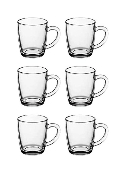 Large Mug With Handle Clear 340ml