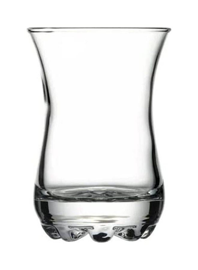 باساباتشي طقم أكواب شاى تركي استكانا سيلفانا شفاف 110ملليلتر - Image 3