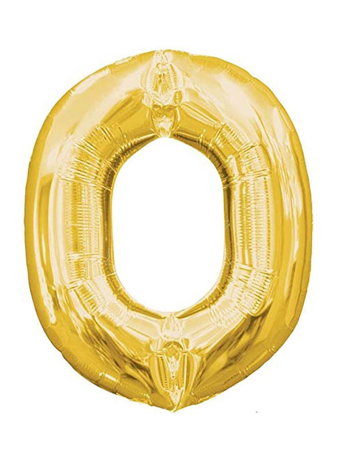 Secret O Letter Birthday Balloon 100x95cm 
