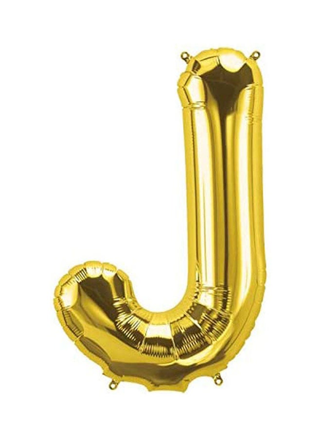 NorthStar Letter J Helium Foil Balloon 34inch 
