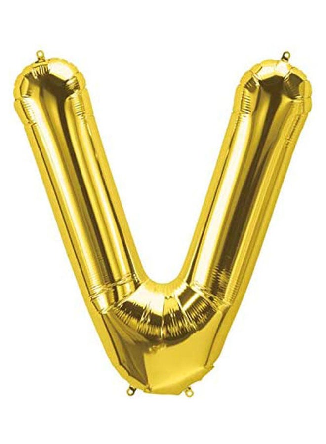 NorthStar Letter V Helium Foil Balloon 34inch 