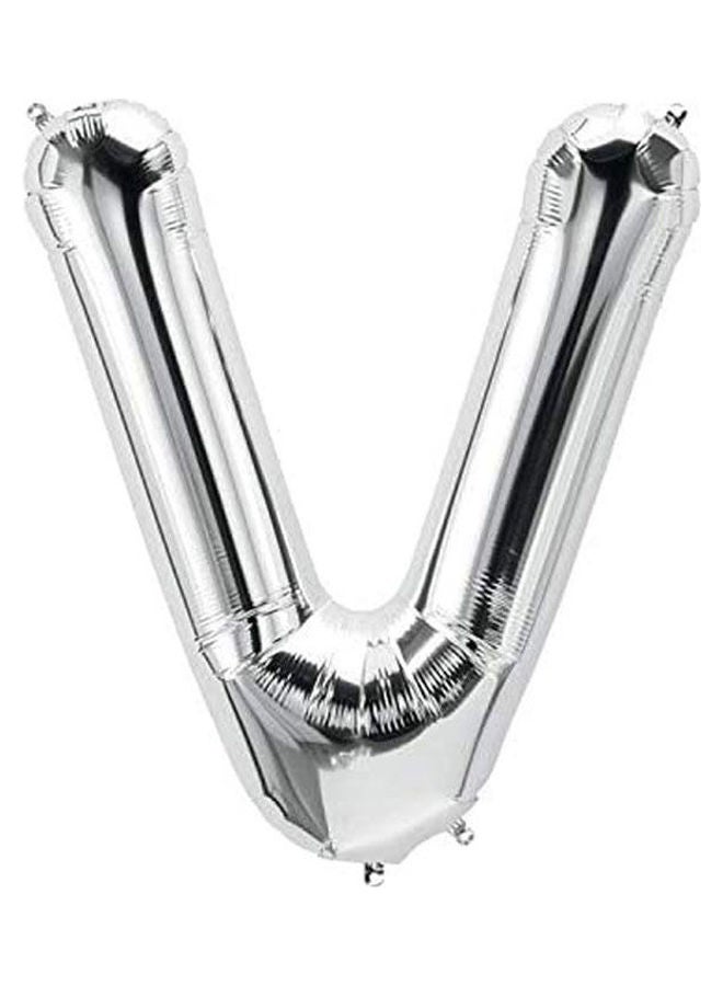NorthStar Letter V Helium Foil Balloon 34inch 