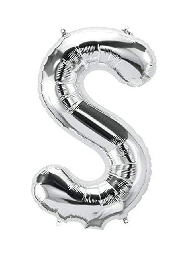 NorthStar Letter S Helium Foil Balloon 34inch 