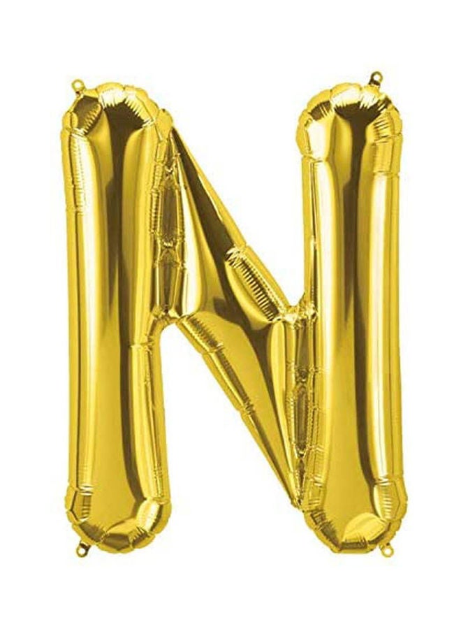 NorthStar Small Letter-N Gold 16" 100x95cm 