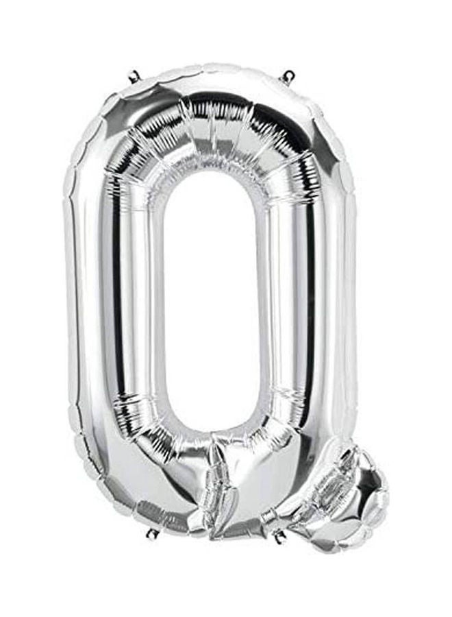 NorthStar Small Letter-Q Silver 16" 100x95cm 