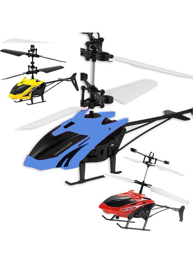 Flying Mini Rc Infrared Induction Helicopter - Multicolour 