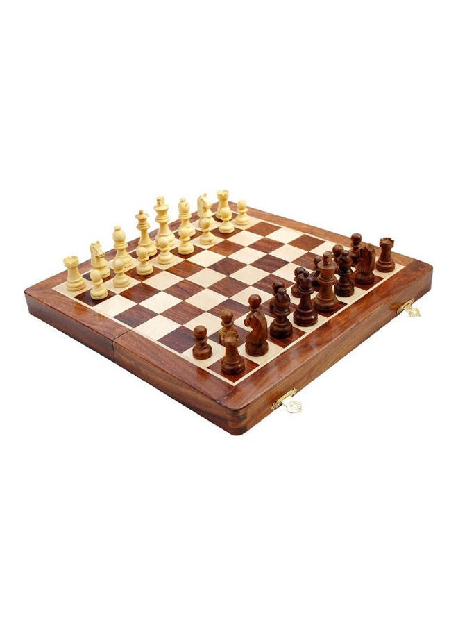 3 in 1 Classic Wood Folding Chess Board .8 x .148 x .312cm  - Image 2