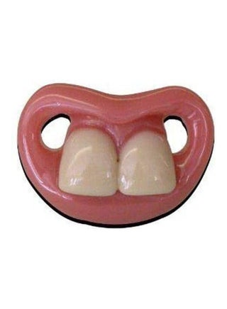 Baby -Child Billy Bob Unique Two Front Teeth Baby Pacifier Contoured Shield With Ventilation Holes Pink Lips Infant - v1645351520/N52730438A_1