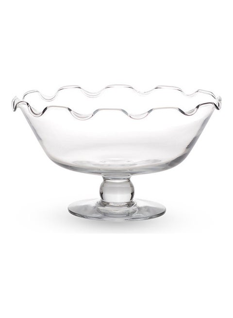 Large Multi-Use Serving Bowl Clear 24 x 24 x 12cm