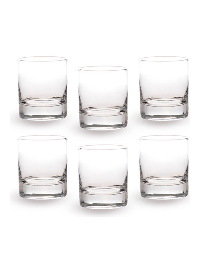 LIBBEY 6-Piece Beverage Cup Set Clear 7 x 7 x 8cm - Image 1