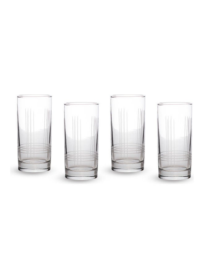 LIBBEY 4-Piece Beverage Cup Set Clear 7 x 7 x 15cm - Image 1