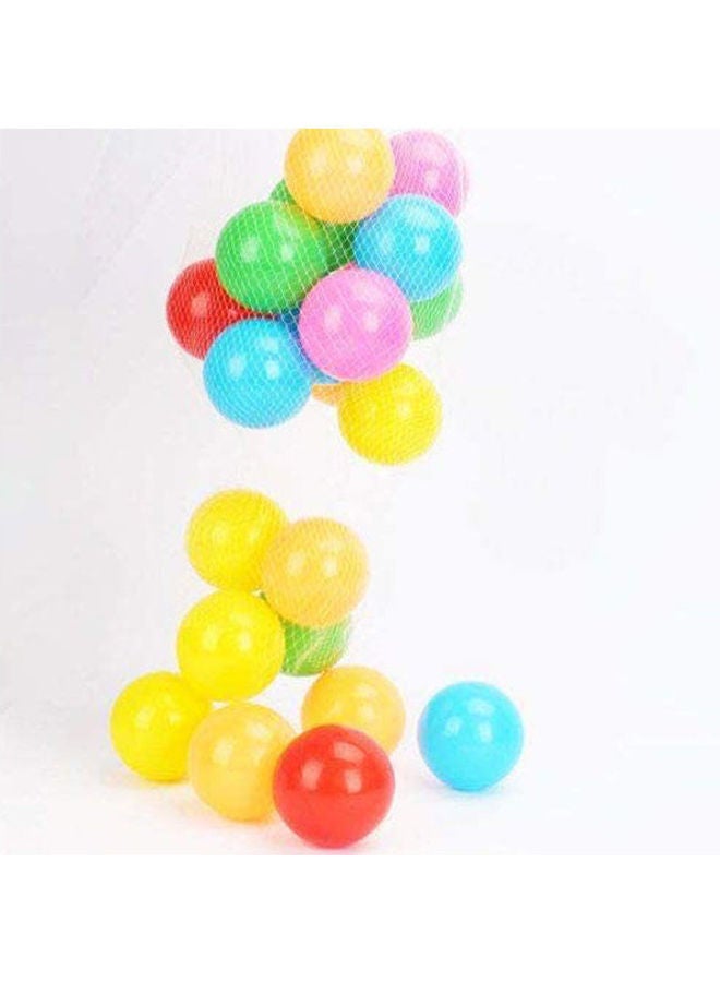 crazy cart - 100Pcs Colorful Soft Plastic Ocean Hollow Ball Fun Ballz Pit Balls Baby Kids Tent Swim Toys - Image 1