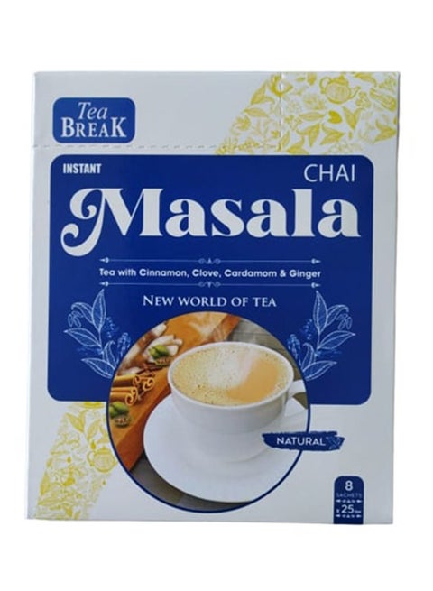 Chai Masala Instant Tea Sticks 200grams Pack of 8