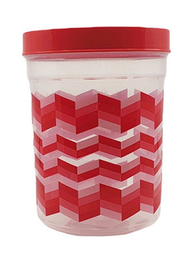 JAYPEE 4-Piece Plastic Food Container Set Red/Clear 2Liters - Image 4