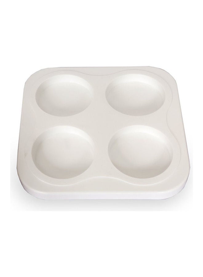 JAYPEE 4-Piece Container Serving Set With Tray White/Red 500ml  - Image 4