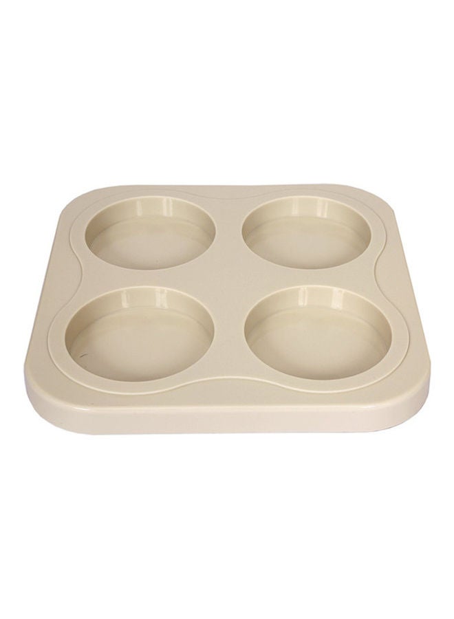 JAYPEE 4-Piece Container Serving Set With Tray Ivory/Red 500ml - Image 4