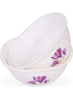 JAYPEE 12-Piece Le Dinner Round Set White/Purple 30cm  - Image 3