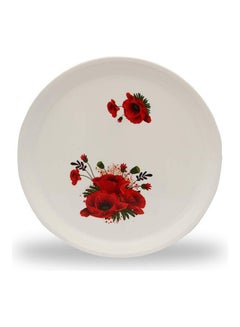 JAYPEE 12-Piece Le Dinner Plates And Bowl Set White/Red 30cm  - Image 3