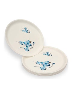 JAYPEE 12-Piece Le Dinner Round Set White/Blue 30cm  - Image 2