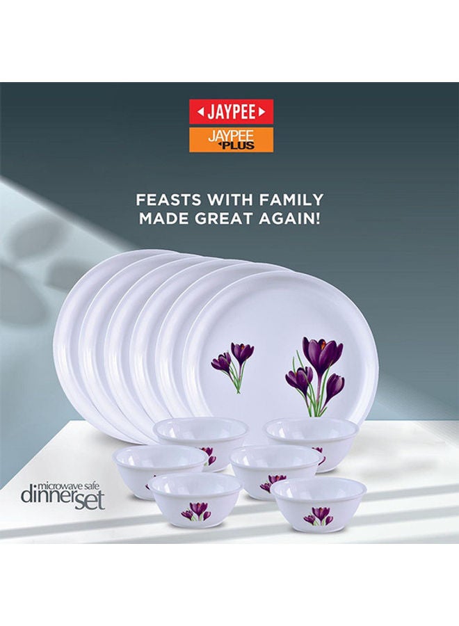 جايبي طقم عشاء مستدير مكون من 12 قطعة - Image 5