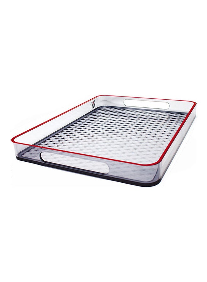 JAYPEE Unbreakable Food Serving Tray Clear 385 X285ml - Image 2
