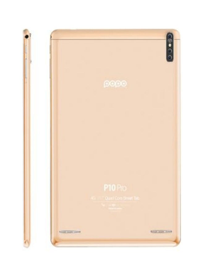 popo - P10 Pro Tablet, Dual SIM, 10.1-Inch, 4GB RAM, 64GB, 4G, Gold - Image 1