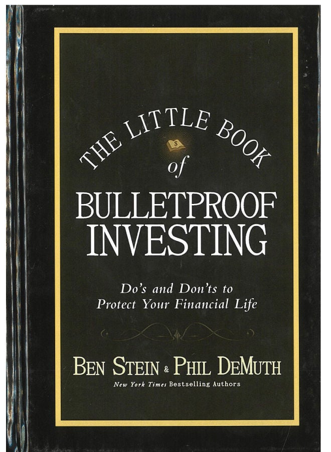 The Little Book of Bulletproof Investing Hardcover English by Ben Stein - 40252 