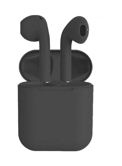 True Wireless Earbuds Inpods 12 TWS Bluetooth Binaural In-Ear Headphones with Charging Case Black