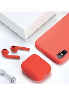 MARGOUN True Wireless Earbuds Inpods 12 TWS Bluetooth Binaural In-Ear Headphones with Charging Case Red  - Image 3