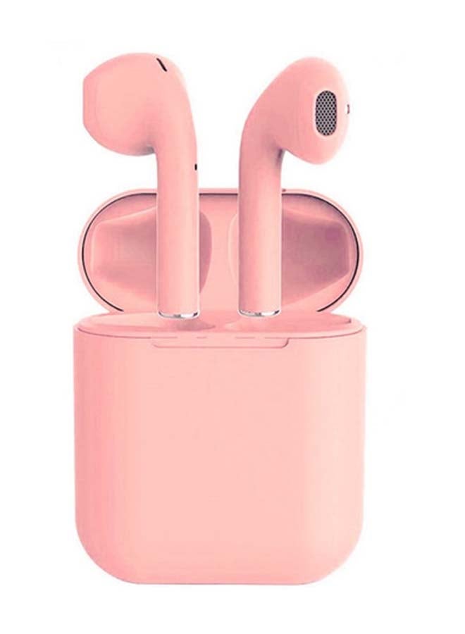 MARGOUN - True Wireless Earbuds Inpods 12 TWS Bluetooth Binaural In-Ear Headphones with Charging Case Pink - Image 1