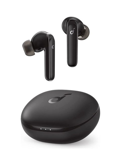 Life P3 Noise Cancelling Earbuds Big Bass 6 Mics Black