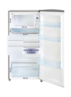 SUPER GENERAL Single Door Refrigerator 573 W SGR186 Black  - Image 4