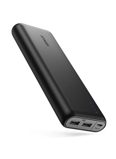 PowerCore 20100mAh Portable Charger Ultra High Capacity Power Bank with 4.8A Output and PowerIQ Technology, External Battery Pack for iPhone, iPad & Samsung Galaxy & More (Black) Black