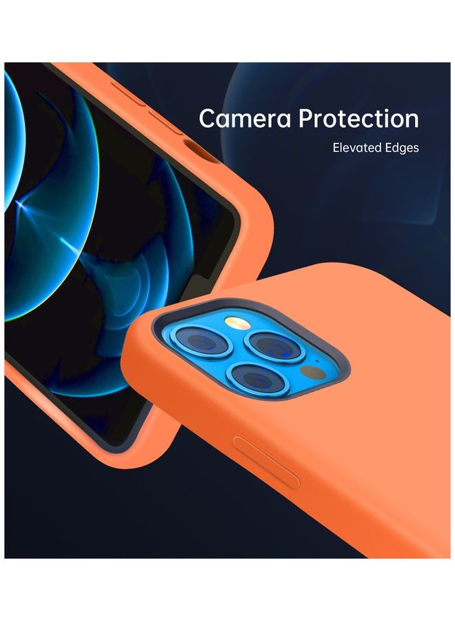 CHOETECH - Magnetic Phone Case for Apple iPhone 12/12 Pro Orange - Image 1