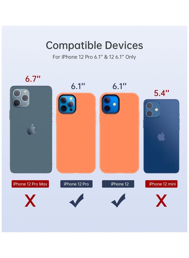 CHOETECH - Magnetic Phone Case for Apple iPhone 12/12 Pro Orange - Image 1
