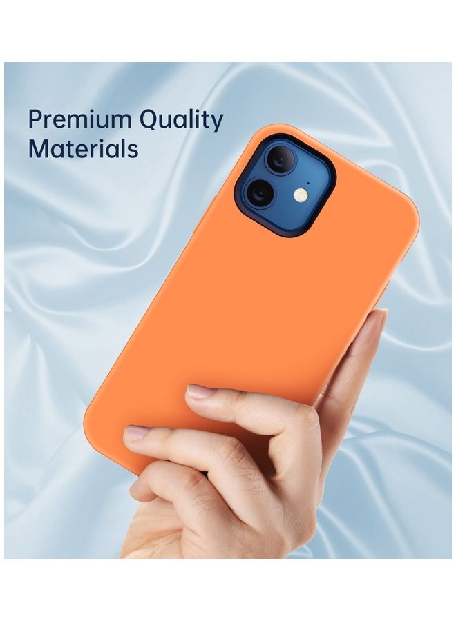 CHOETECH - Magnetic Phone Case for Apple iPhone 12/12 Pro Orange - Image 1